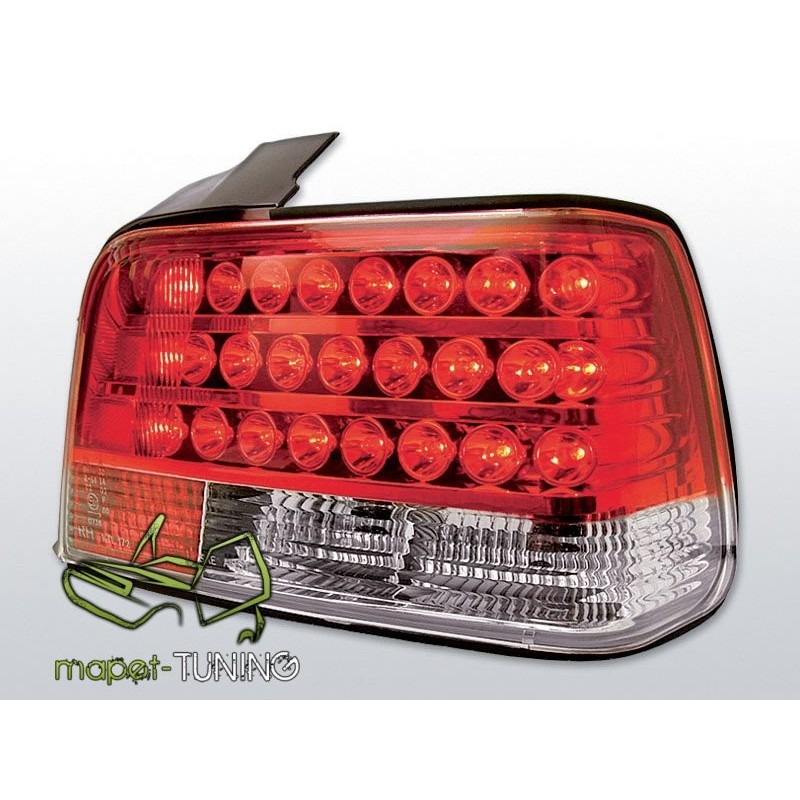 BMW E36 Sedan Clear Red/White Led Diodowe LDBM02