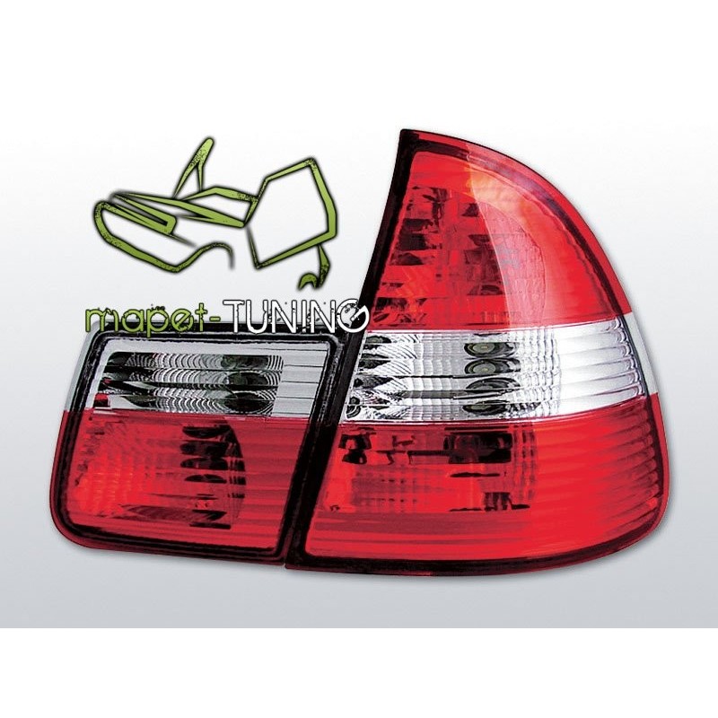 BMW E46 Touring (Kombi) Clear Red / White LTBM27