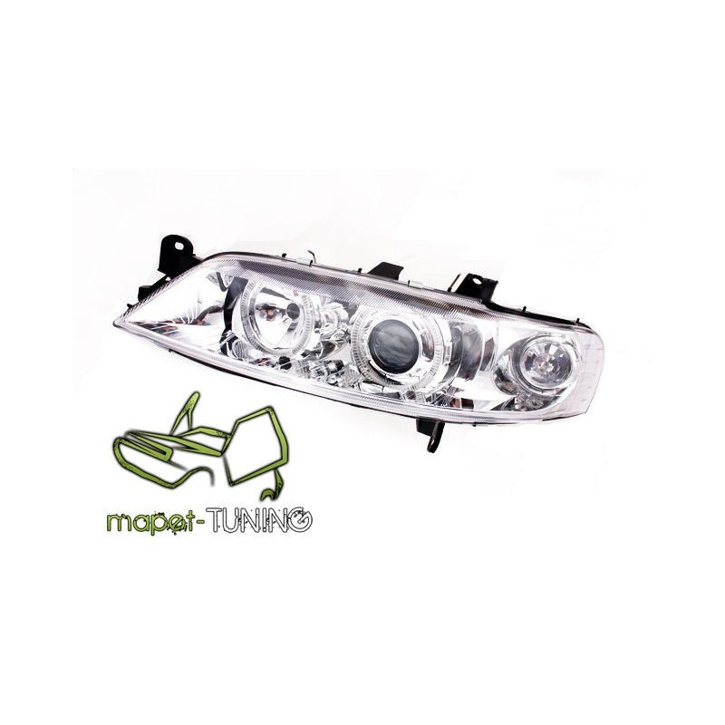 Opel Vectra B clearglass CHROM Angel Eyes 99-02 LPOP83 DEPO