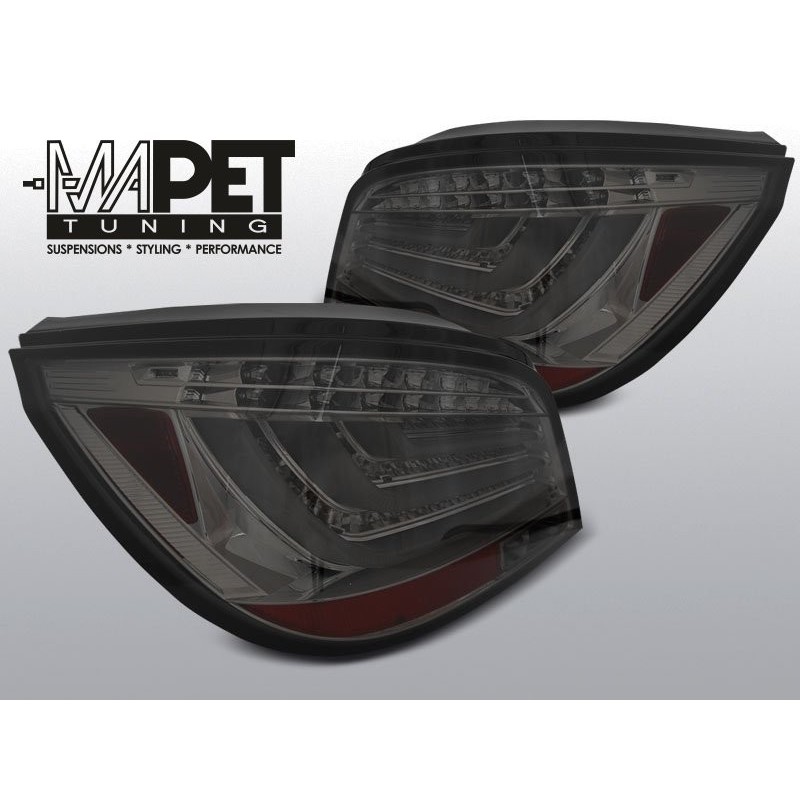 BMW E60 SMOKED BLACK LED BAR diodowe + diodowy kierunkowskaz LDBMF0
