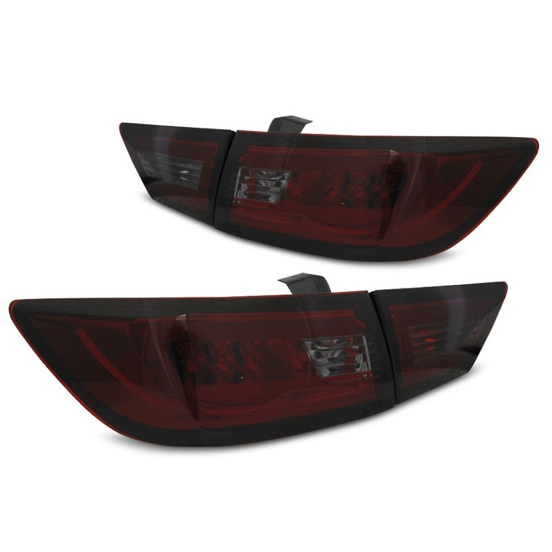 RENAULT CLIO IV HATCHBACK - SMOKED RED LED BAR  diodowe LDRE03