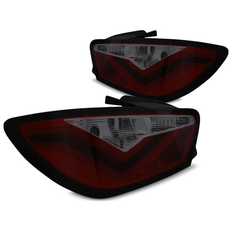Seat Ibiza 6J 08-12 - RED SMOKED LED BAR - diodowe LDSE22