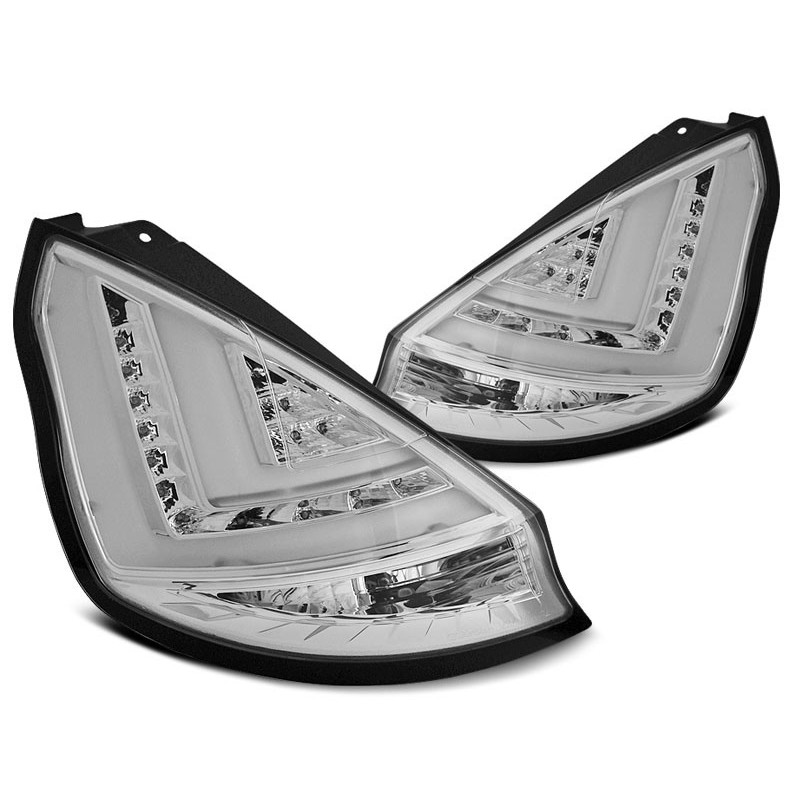 FORD FIESTA MK7 08-12 HB CHROM LED BAR  diodowe LDFO44