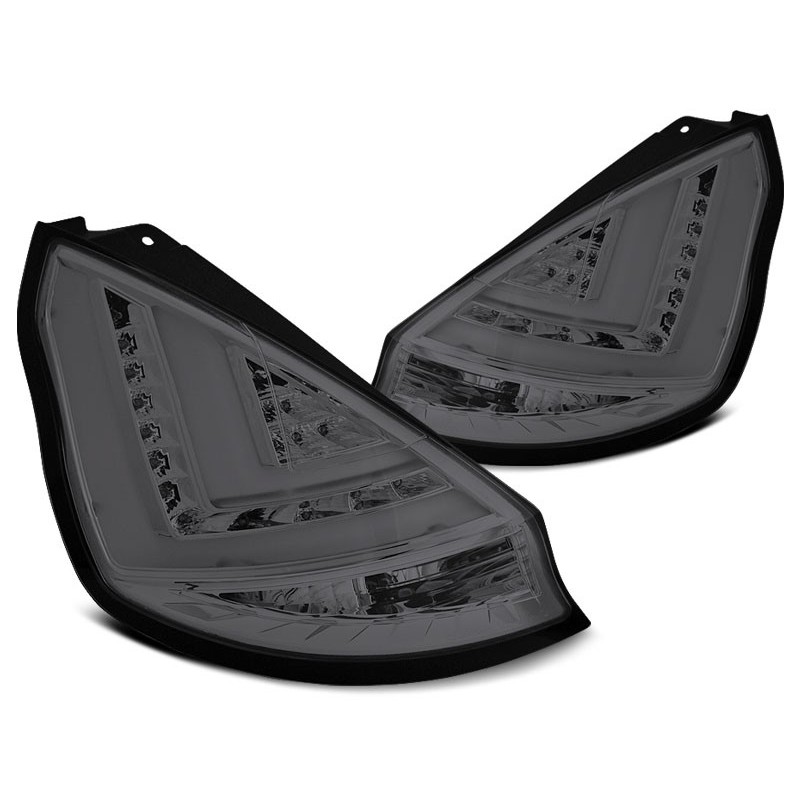 FORD FIESTA MK7 12-15 HB SMOKED LED BAR  diodowe LDFO51