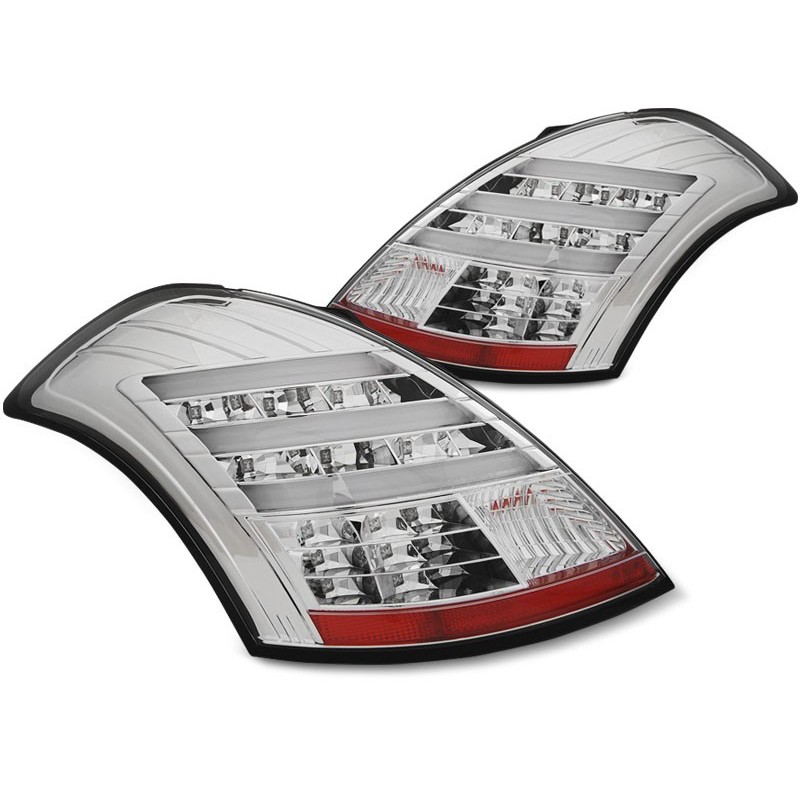 Suzuki Swift IV -  CHROM LED BAR  diodowe LDSI04