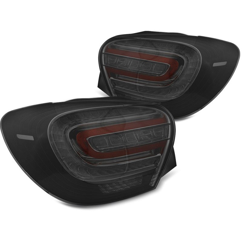 MERCEDES W176 A-KLASA - SMOKED BLACK LED diodowe LDMEA4