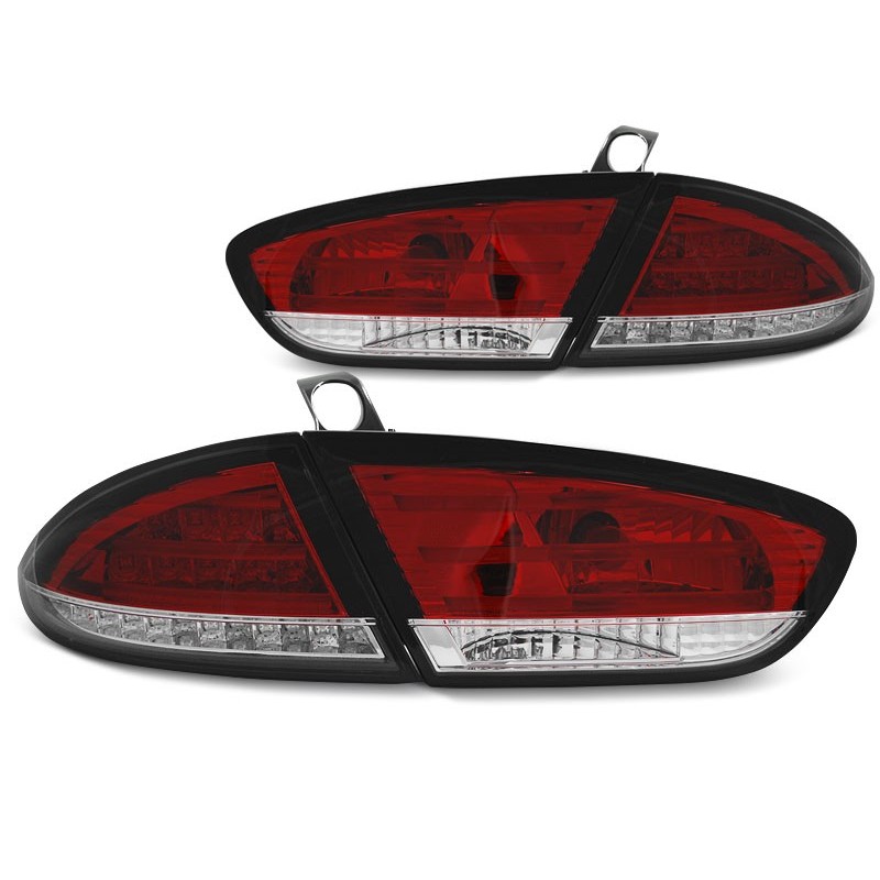 Seat Leon II 1P FL - Red / White LED - DIODOWE  LDSE26