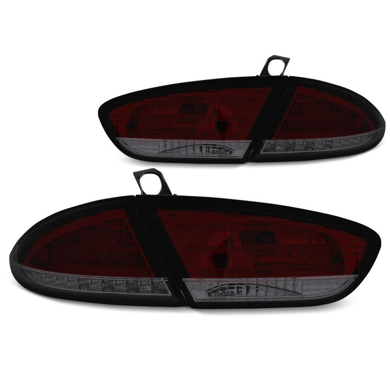 Seat Leon II 1P FL - Smoked Red LED - DIODOWE  LDSE27