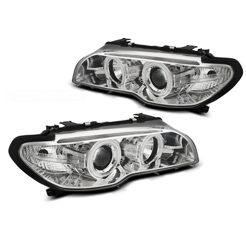 BMW E46 Coupe / Cabrio 03-06 Angel Eyes CHROM Ringi CCFL LPBMH2