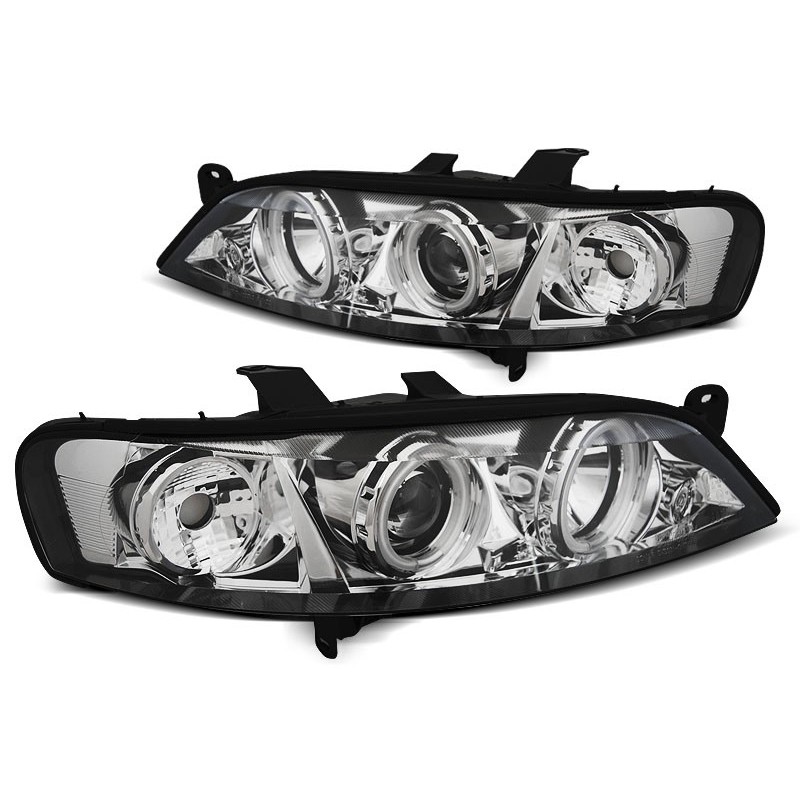 Opel Vectra B 99-02 - Chrom Angel Eyes CCFL LPOPA6