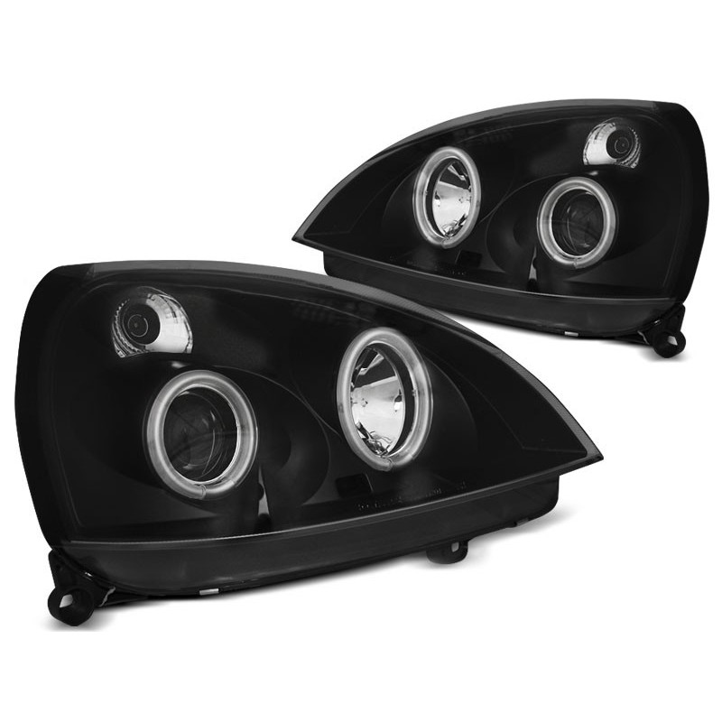 Renault Clio 2  01-05   Angel Eyes CCFL BLACK - ringi LPRE34