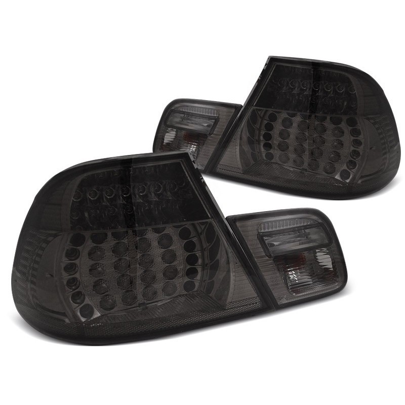 BMW E46 Coupe 03-06 Smoked Black Led - diodowe LDBMF3