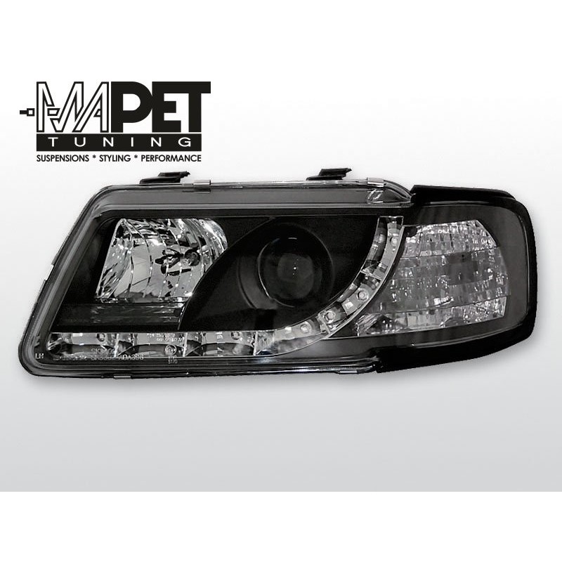 Lampy przód Audi A3 96-00 - BLACK LED - LPAU28