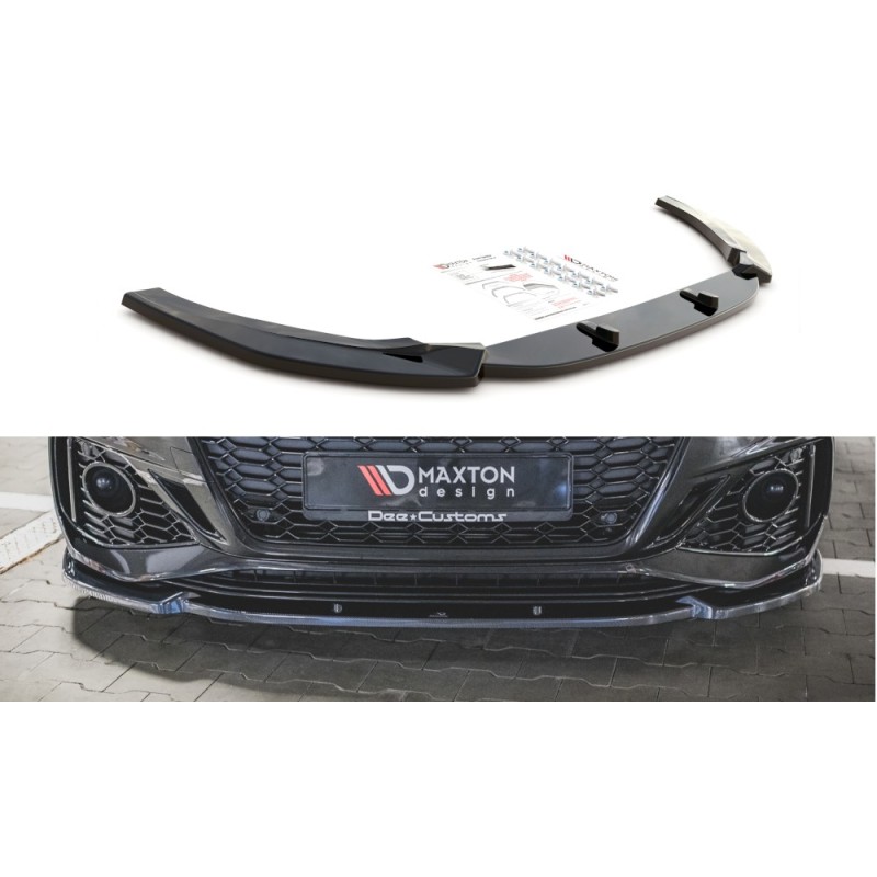 Przedni Splitter / dokładka ABS (v.2) - Audi RS5 F5 Facelift