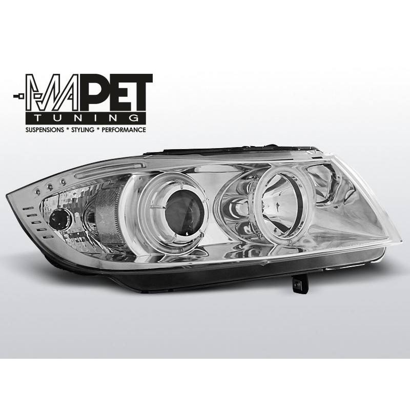 BMW E90 / E91 Angel Eyes CHROM Ringi CCFL LPBM61