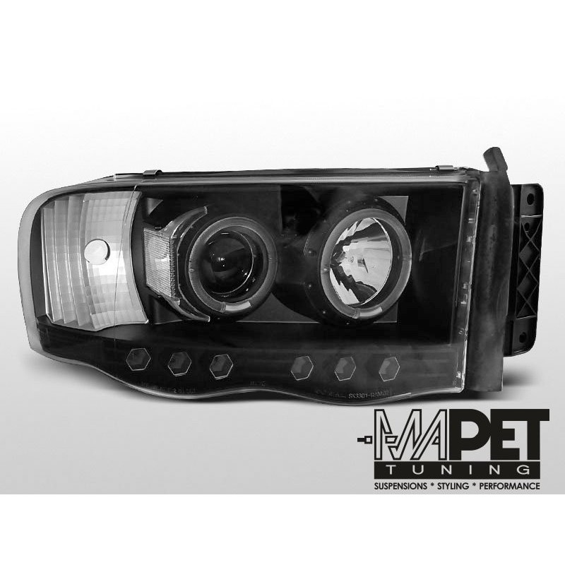 DODGE RAM 02-06 - BLACK Angel Eyes LPDO04