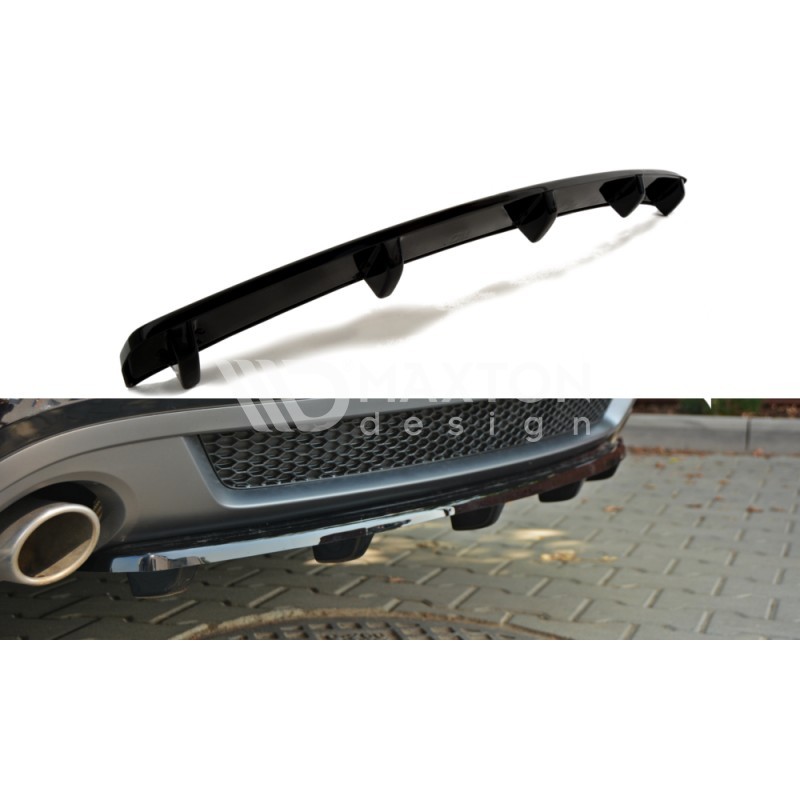 Splitter Tylnego Zderzaka z dyfuzorem (ver.2) - Audi A5 S-Line 07-11