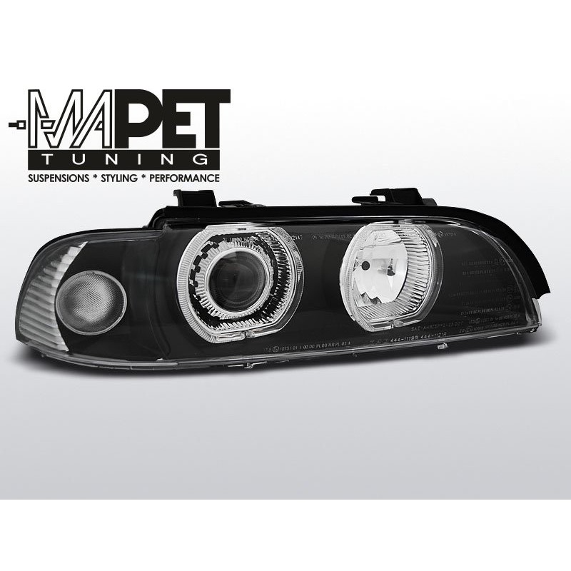 BMW E39 ANGEL EYES LED H7/H7 BLACK   LPBME1