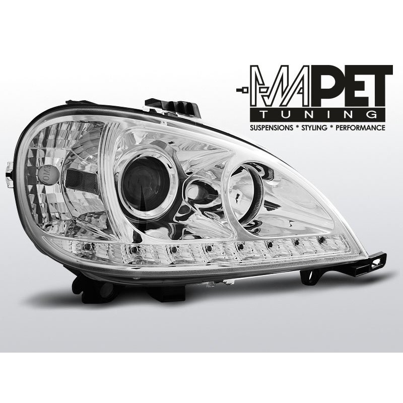 Mercedes M klasa W163 ML 98-01 CHROM LED diodowe LPME99
