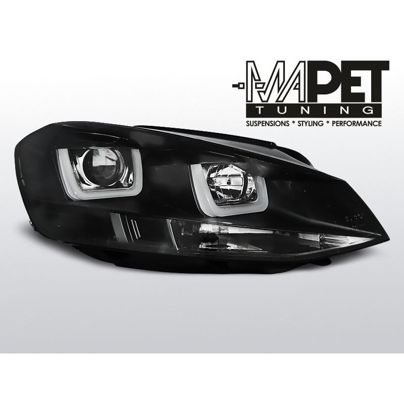 VW Golf 7 - BLACK LED DRL jazdy dziennej - diodowe  LPVWK6