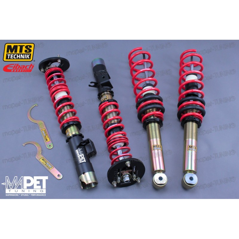 BMW E34 - gwint MTS-technik + camber Plates Black Gold Edition