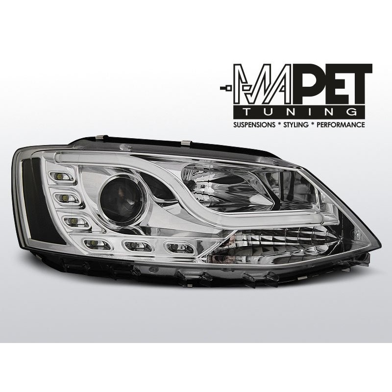 VW Jetta VI - CHROM Tube Light LED DRL jazdy dziennej - diodowe  LPVWL4