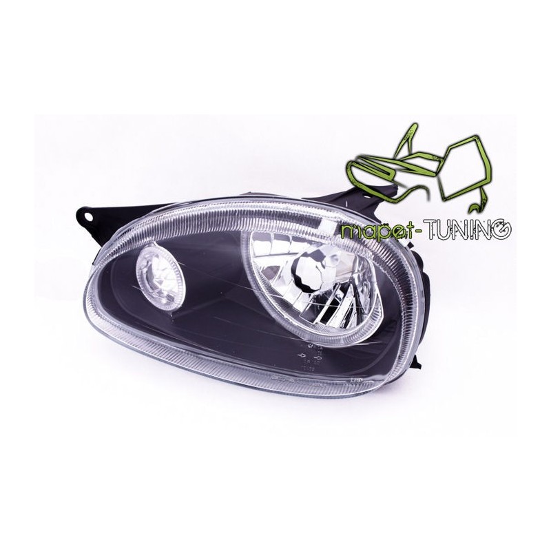 Opel Corsa B clearglass Black Angel Eyes  LPOP91 DEPO