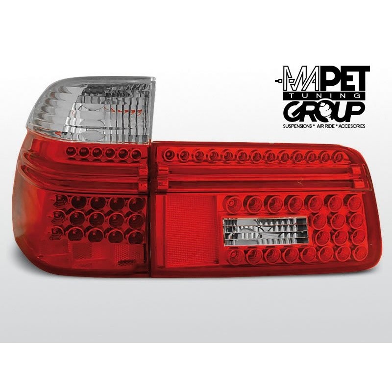BMW E39 Touring Kombi CLEAR RED/WHITE LED diodowe LDBM55