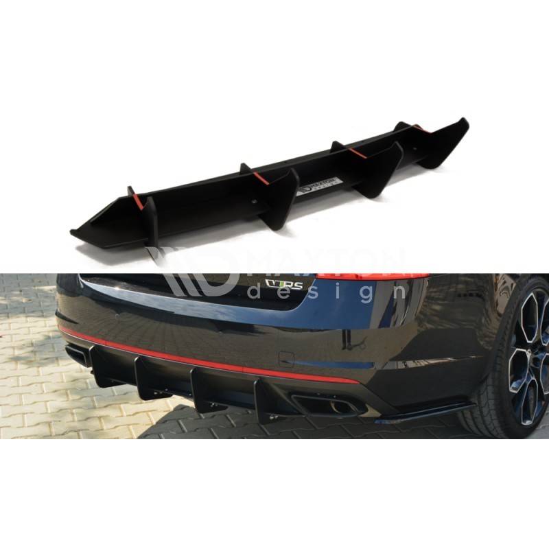 Dyfuzor Tylnego Zderzaka ABS RACE -  Skoda Octavia mk3 RS  2013-