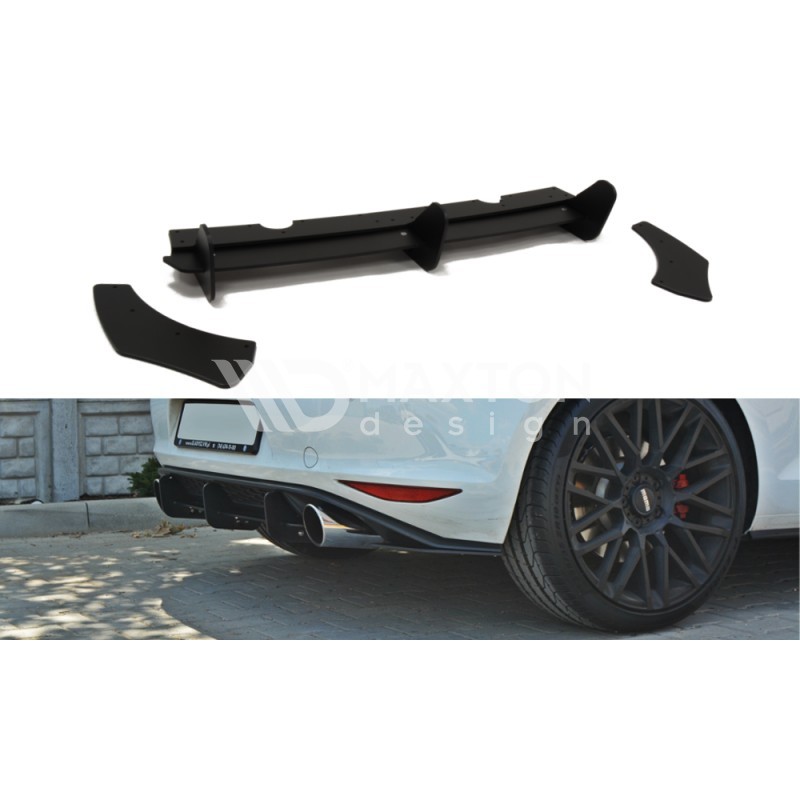 Dyfuzor Tylnego Zderzaka RACE ABS -  VW Golf VII GTI  2012 -
