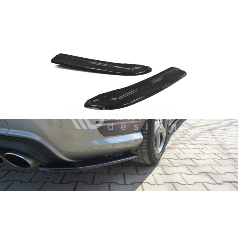 Splittery Boczne Tylnego Zderzaka ABS - Mercedes C W204 AMG-Line 2011-2014