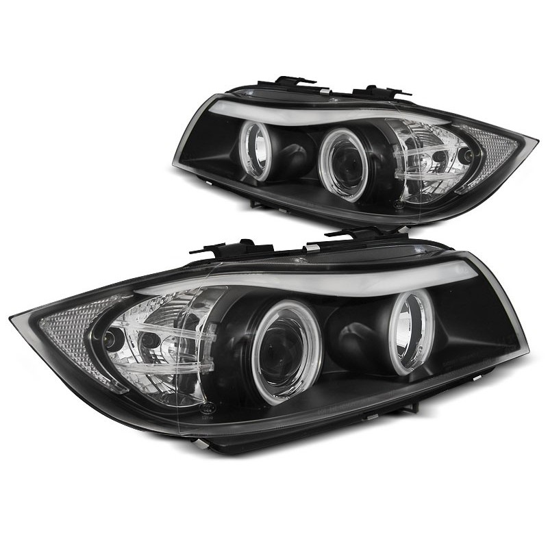 BMW E90 / E91 Angel Eyes BLACK diodowe Ringi CCFL LED LPBMH7