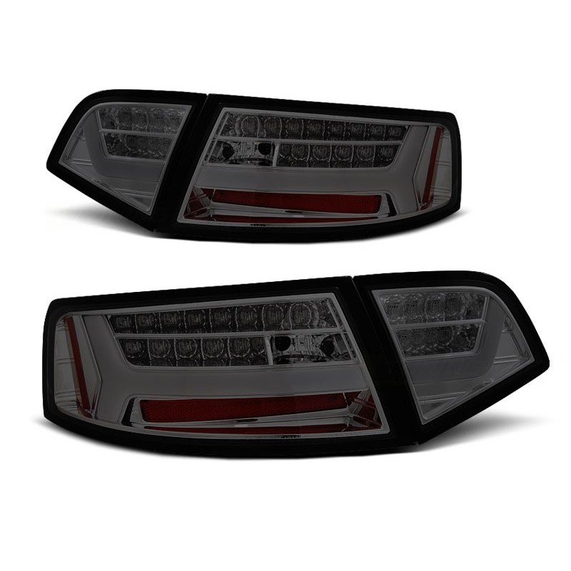 Audi A6 C6 Sedan 08-11 - Smoked Led - Diodowe Dynamiczny kierunek LDAUF4