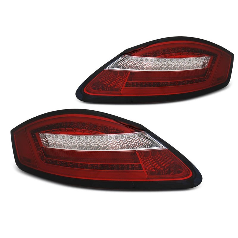 Porsche Boxster / Cayman 987 - Red / White Led - Diodowe Dynamiczne LDPO08