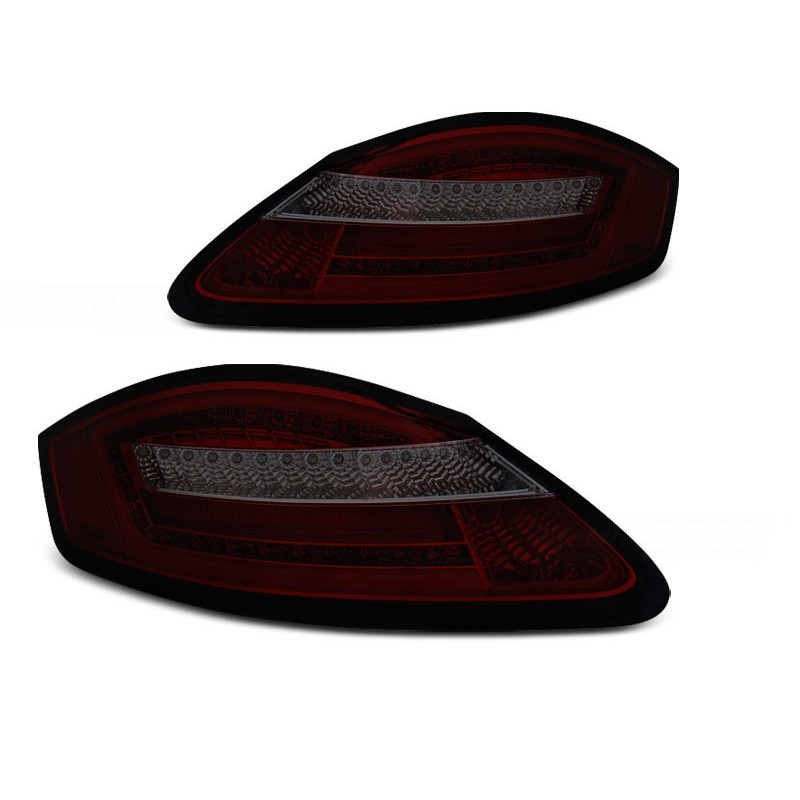 Porsche Boxster / Cayman 987 - Smoked Red Led - Diodowe Dynamiczne LDPO09