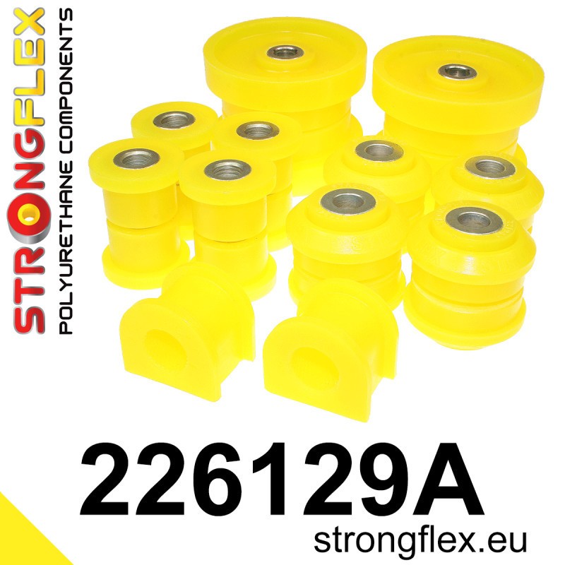 Poliuretanowy zestaw SPORT do zawieszenia tył: VW Golf IV 4x4 / R32