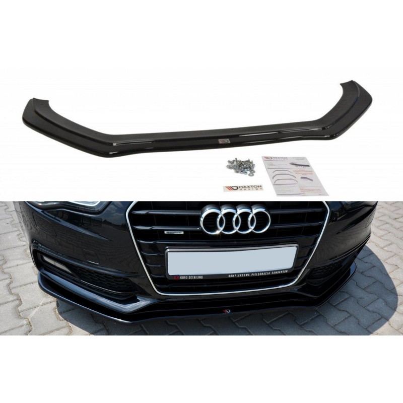 Splitter / dokładka zderzaka przód  (v.2) - Audi S5 / A5 S-line FL 11-