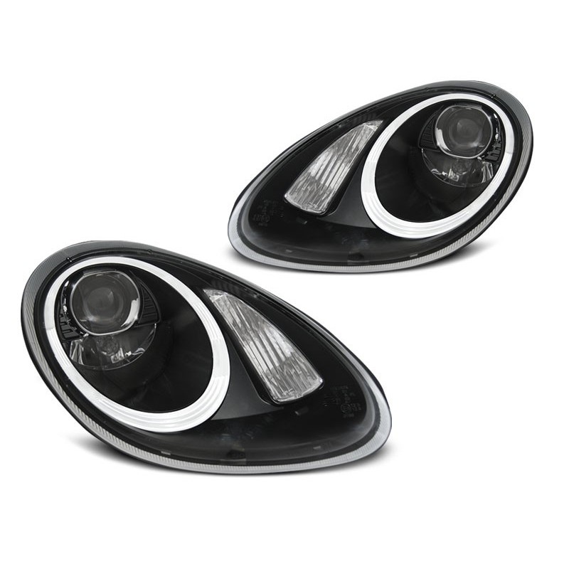 PORSCHE Boxster / Cayman 987  05-08  BLACK LED XENON - ksenonowe  LPPO08