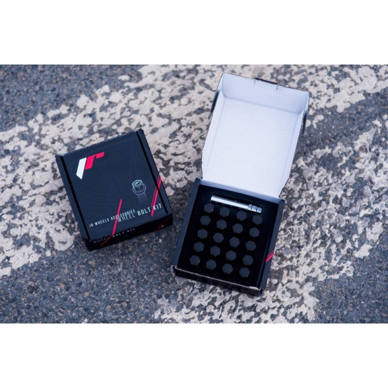 ŚRUBY JAPAN RACING do felg z wąskimi otworami M12x1,5 - BLACK