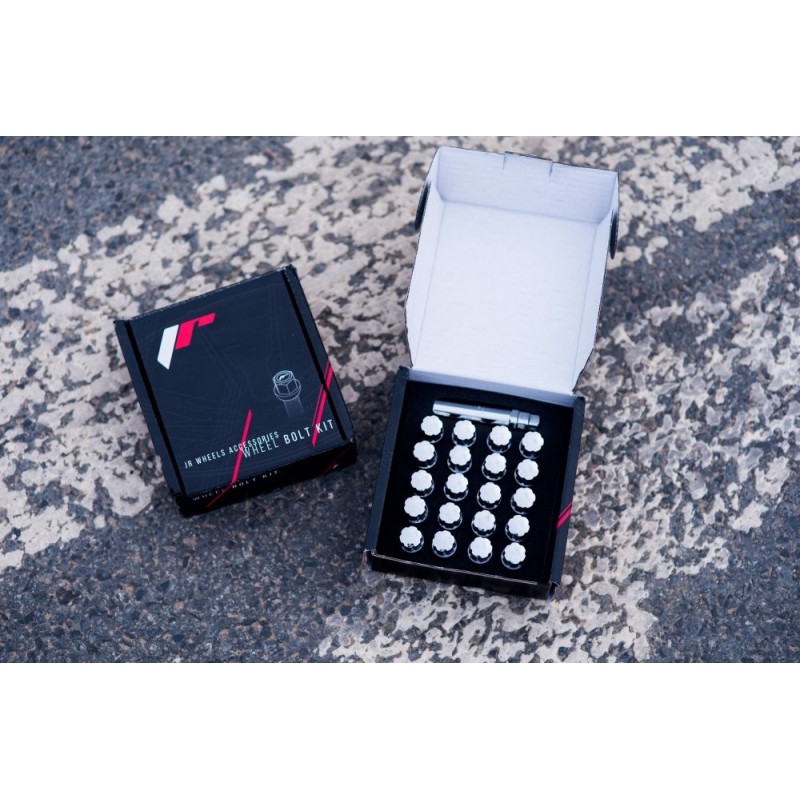 ŚRUBY JAPAN RACING do felg z wąskimi otworami M12x1,25 - CHROM