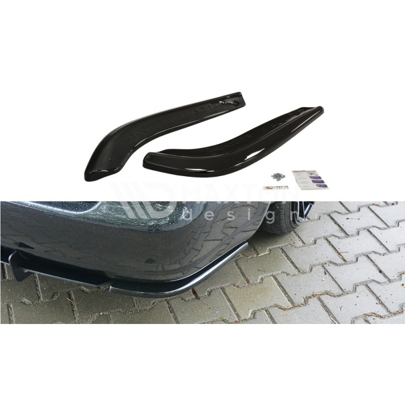 Splittery Boczne Tylnego Zderzaka ABS - Audi S4 B5 Avant 1997 - 2001