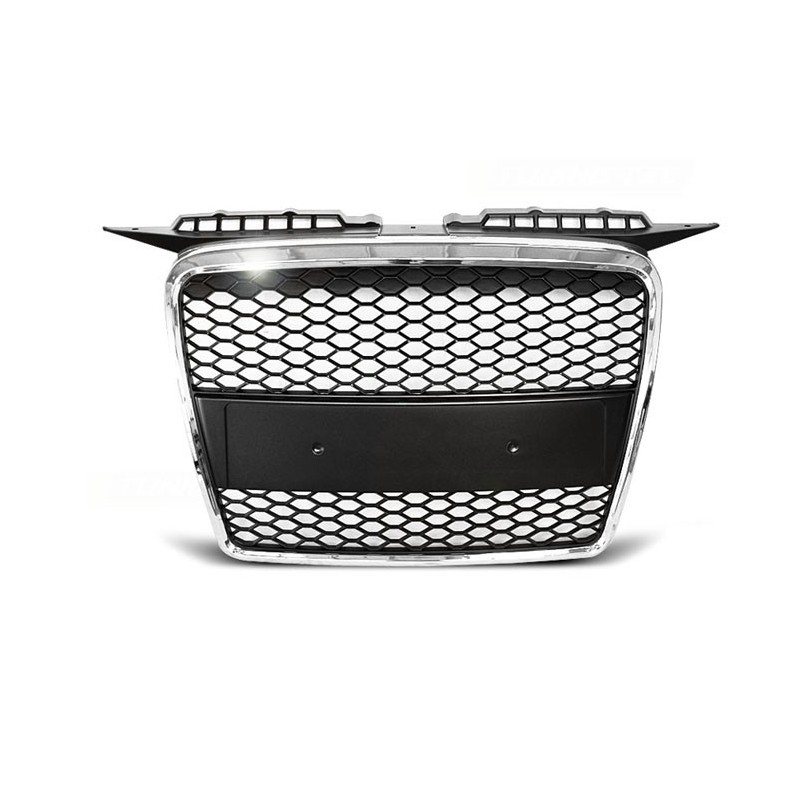GRILL AUDI A3 8P RS look 05-08 Czarny / Chrom GRAU25