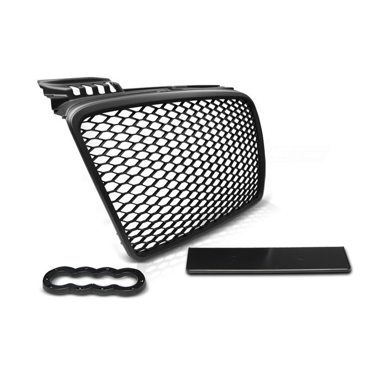 GRILL AUDI A4 B7 RS look 04-09 Czarny Mat GRAU21