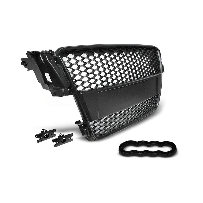 GRILL AUDI A5 RS look 07-11 Czarny GRAU10