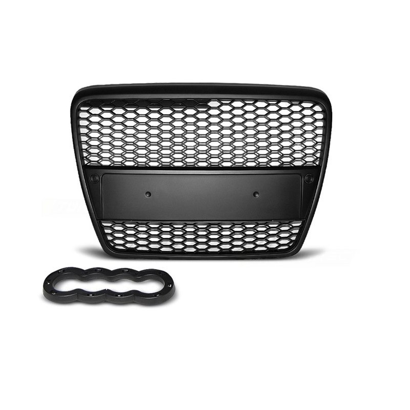 GRILL AUDI A6 C6 RS look 04-08 Czarny GRAU36