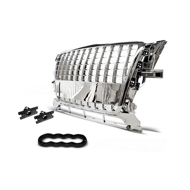 GRILL AUDI Q5 S-Line look 08-12 Chrom GRAU17
