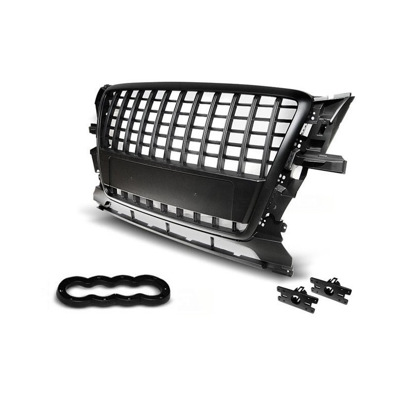 GRILL AUDI Q5 S-Line look 08-12 Czarny Mat GRAU16