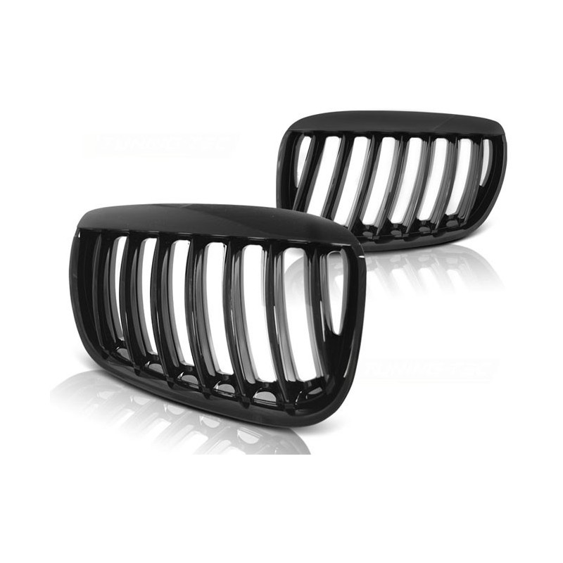 GRILL Nerki BMW X5 E53  03-06  Czarny Połysk GRBM70