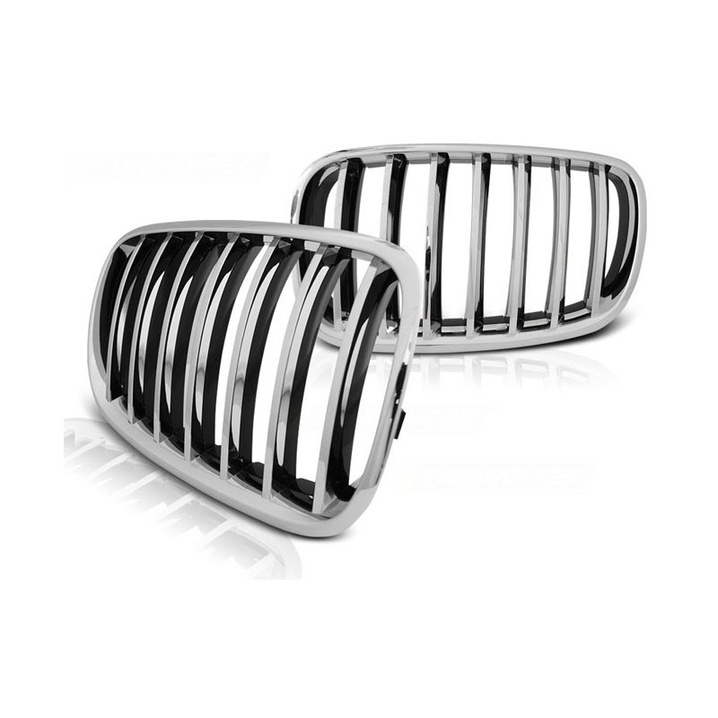GRILL Nerki BMW X5 F70 / X6 F71  07-  Chrom  GRBM32