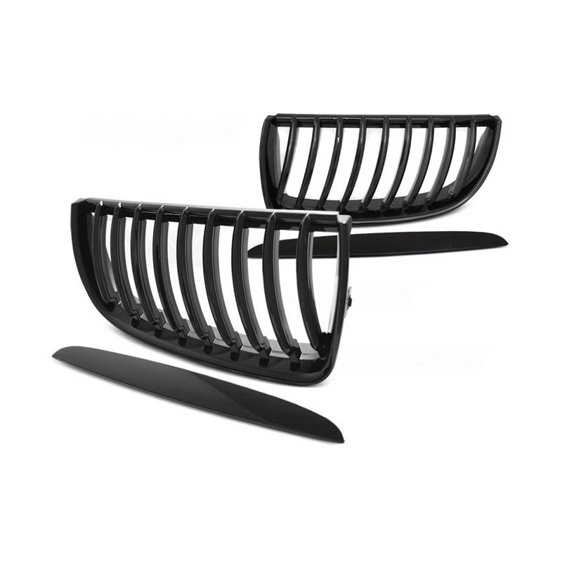 GRILL Nerki BMW E90 / E91  05-08  Czarny Połysk  GRBM11